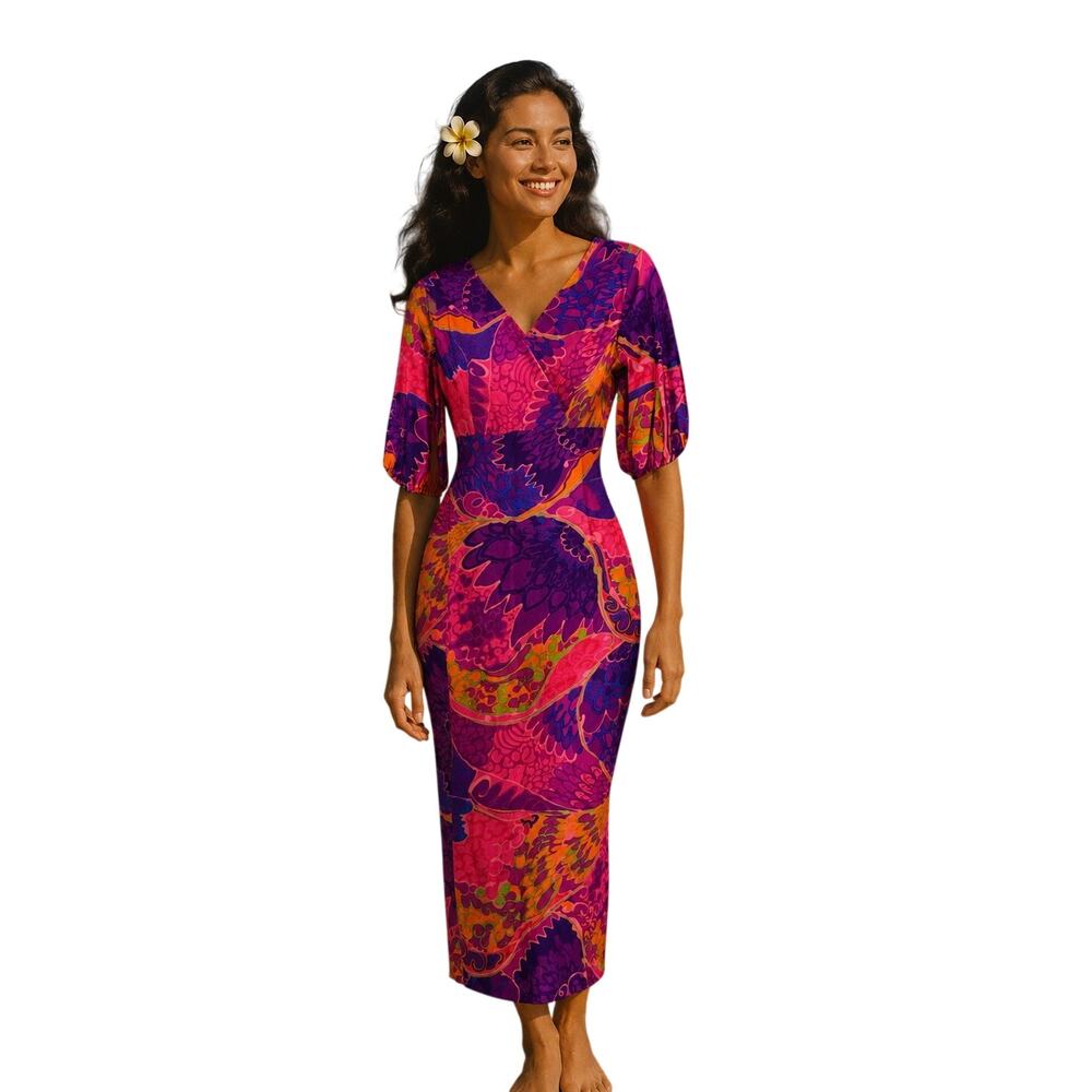 1960's BJ's Fashion Honolulu Hawaii Dress